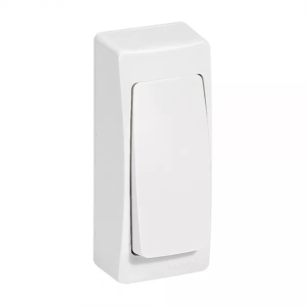 legrand-interrupteur ou va-et-vient version �troite appareillage saillie - blanc (097601)