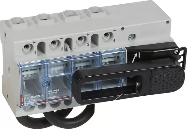 legrand-interrupteur-sectionneur 1000 v= - pour photovolta�que - 125 a - 9 modules (414283)