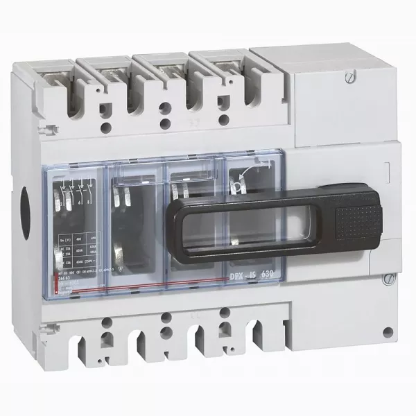 legrand-interrupteur-sectionneur dpx-is630 � d�clenchement commande frontale - 4p - 630a (026675)