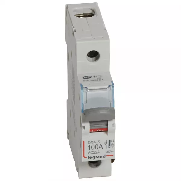 legrand-interrupteur-sectionneur dx�-is 1p 250v~ - 100a - 1 module (406423)