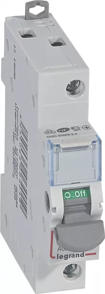 legrand-interrupteur-sectionneur dx�-is 1p 250v~ - 20a - 1 module (406401)