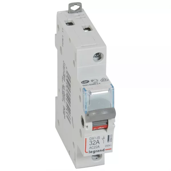 legrand-interrupteur-sectionneur dx�-is 1p 250v~ - 32a - 1 module (406403)