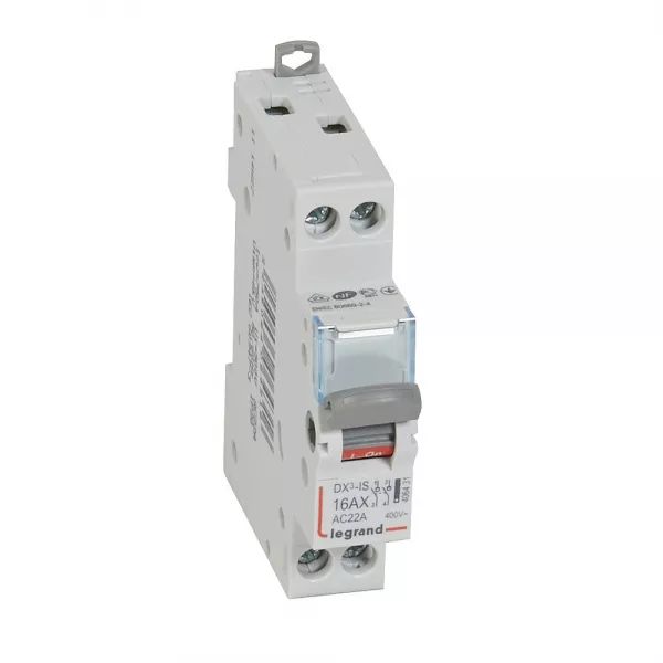 legrand-interrupteur-sectionneur dx�-is 2p 400v~ - 16a - 1 module (406431)