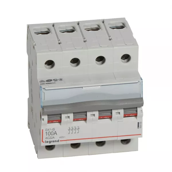 legrand-interrupteur-sectionneur dx�-is 4p 400v~ - 100a - 4 modules (406489)