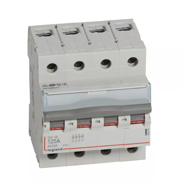 legrand-interrupteur-sectionneur dx�-is 4p 400v~ - 125a - 4 modules (406490)