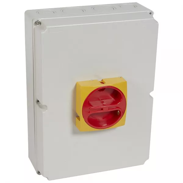 legrand-interrupteur-sectionneur rotatif complet de proximit� - 4p neutre � gauche 63a (022186)