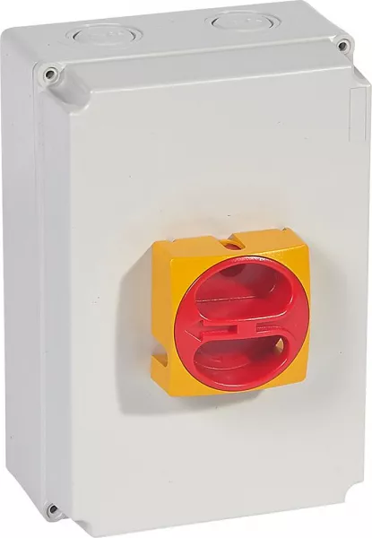 legrand-interrupteur-sectionneur rotatif complet de proximit� - tripolaire - 50a (022175)