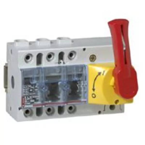 legrand-interrupteur-sectionneur vistop 100a - 3p commande frontale et poign�e rouge (022320)