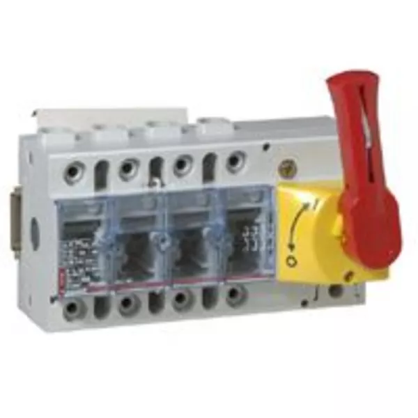 legrand-interrupteur-sectionneur vistop 100a - 4p commande frontale et poign�e rouge (022322)