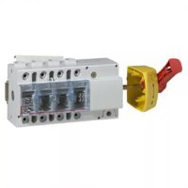 legrand-interrupteur-sectionneur vistop 100a - 4p commande lat�rale et poign�e rouge (022327)