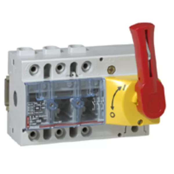 legrand-interrupteur-sectionneur vistop 160a - 3p commande frontale et poign�e rouge (022351)