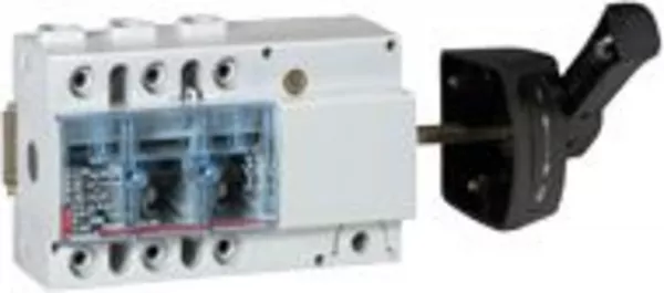 legrand-interrupteur-sectionneur vistop 160a - 3p commande lat�rale et poign�e noire (022554)