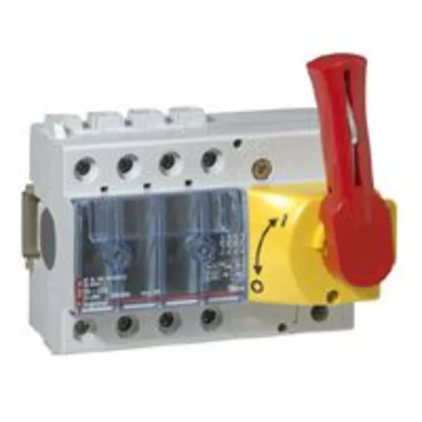 legrand-interrupteur-sectionneur vistop 63a - 4p avec commande frontale et poign�e rouge (022315)