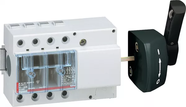 legrand-interrupteur-sectionneur vistop 63a - 4p avec commande lat�rale et poign�e noire (022518)
