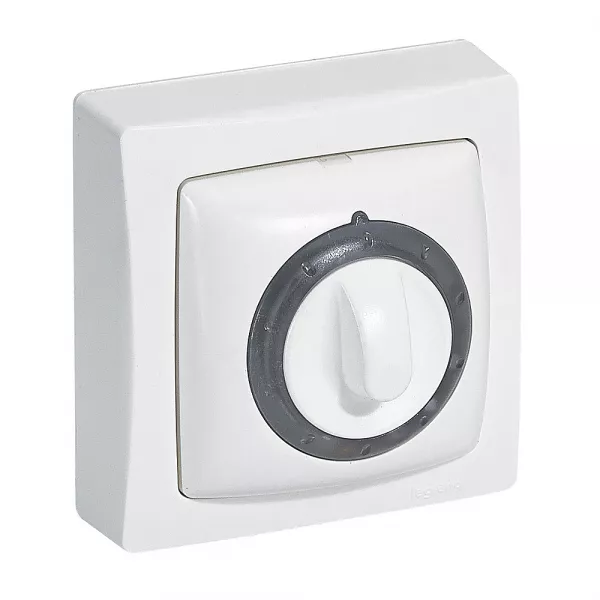 legrand-interrupteur temporis� lumineux (voyant fourni) appareillage saillie - blanc (097606)