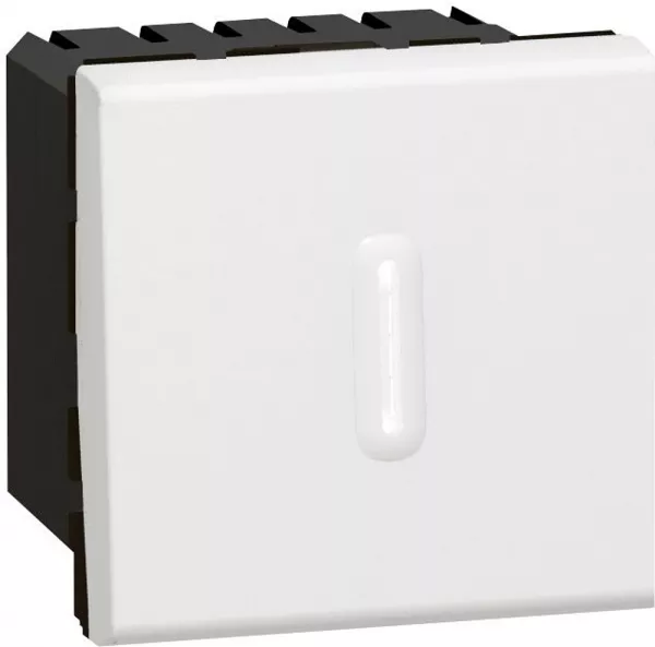 legrand-interrupteur temporis� mosaic 2 modules - blanc (078420)