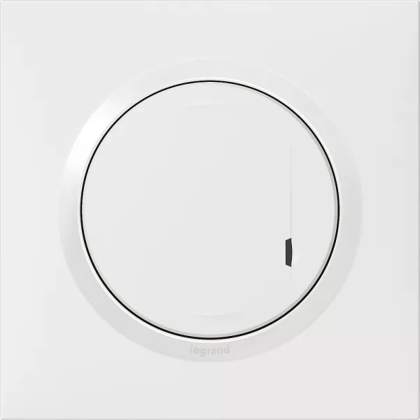legrand-interrupteur variateur connect� dooxie with netatmo sans neutre 5w � 300w -blanc (600081)