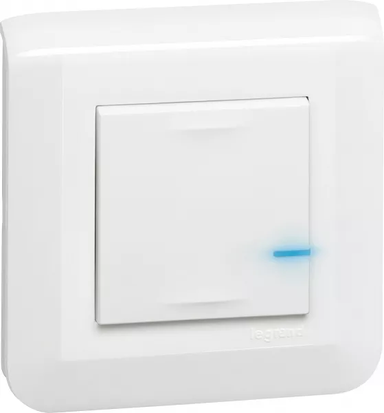 legrand-interrupteur variateur connect� mosaic with netatmo sans neutre 5w � 300w -blanc (077701l)