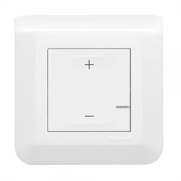 legrand-interrupteur variateur mosaic 125w led 2 fils - complet blanc (048870la)