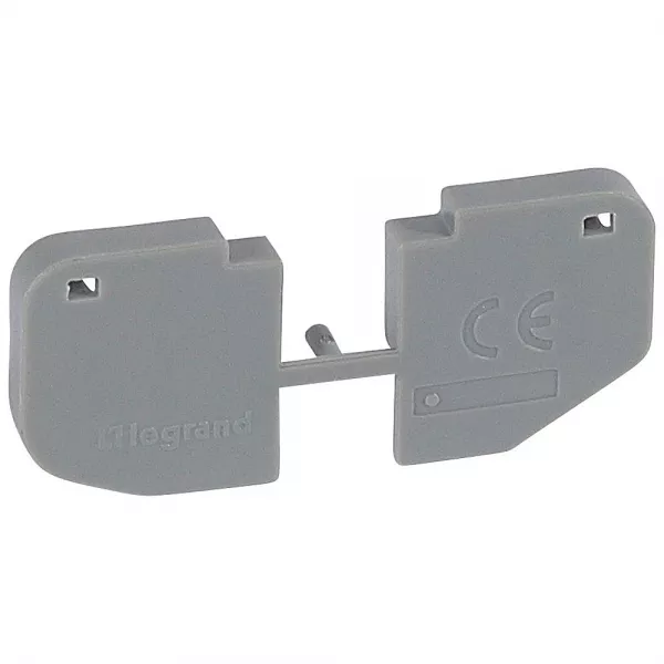 legrand-jeu de 2 capots pour peigne d\'alimentation t�trapolaire � vis (405216)