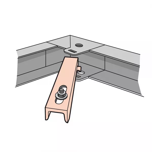 legrand-jeu de 4 brides pour fixation d�port�e des socles pour armoire altis m�tal (034549)