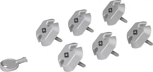 legrand-jeu de 6 obturateurs pour prise 2p+t et 1 cl� pour pdu (646890)