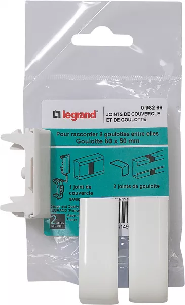 legrand-joint de couvercle et de goulotte - pour goulotte section 80x50mm (098266)
