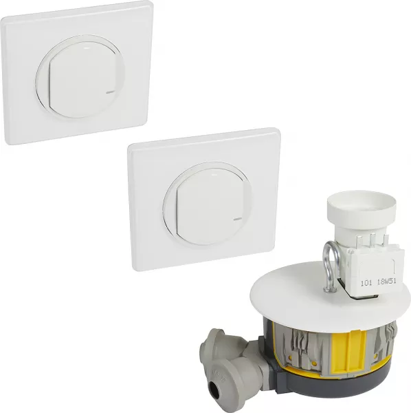 legrand-kit avec 1 dcl radio complet + 2 commandes c�liane sans fil - blanc (088561)