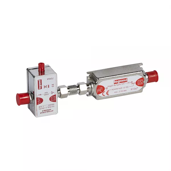 legrand-kit de r�glage signal tv-sat 1 amplificateur et 1 att�nuateur (073953)