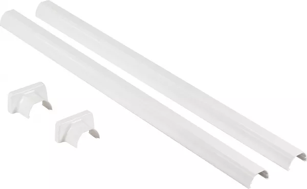 legrand-kit finition perche pour colonne 1 et 2 compartiments - blanc ral9003 (653066)