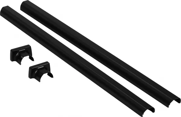 legrand-kit finition perche pour colonne 1 et 2 compartiments - noir (653068)