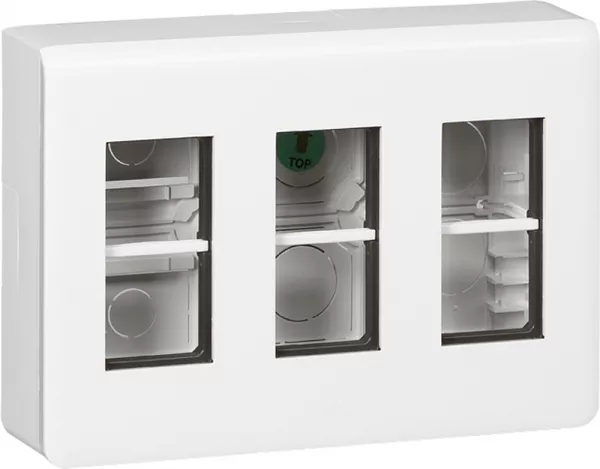 legrand-kit poste de travail en saillie mosaic pour 3x4 modules (078887l)
