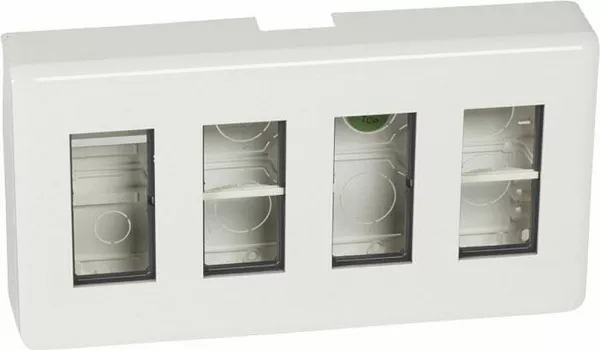 legrand-kit poste de travail en saillie mosaic pour 4x4 modules (078888l)