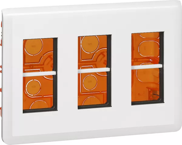 legrand-kit poste de travail encastr� mosaic pour 3x4 modules (078873l)