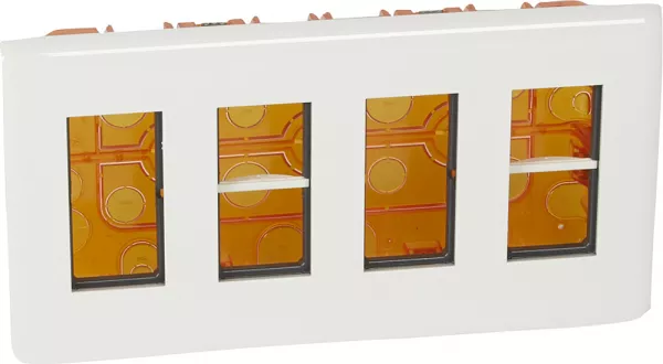 legrand-kit poste de travail encastr� mosaic pour 4x4 modules (078874l)