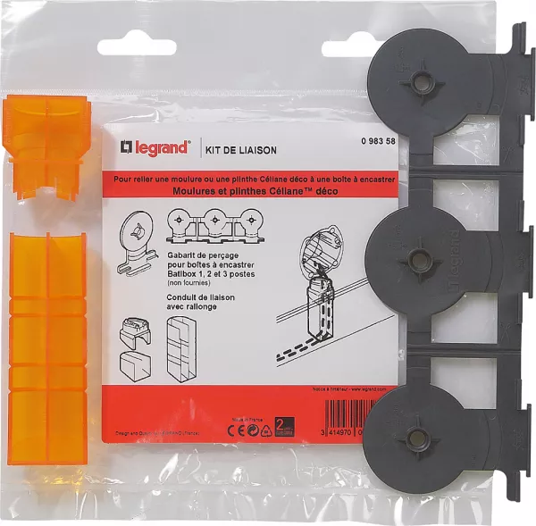 legrand-kit pour pose d\'appareillage pour moulure et plinthe c�liane d�co (098358)