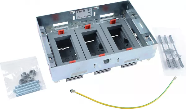 legrand-kit support haut r�glable bo�te sol affleurante prises horiz 3 paniers de 4 mod (088120)