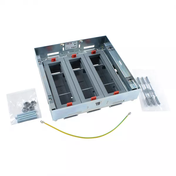 legrand-kit support haut r�glable bo�te sol affleurante prises horiz 3 paniers de 8 mod (088122)