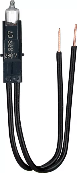 legrand-lampe � c�bler 230v fluorescent vert faible consommation 0,55ma (089907)