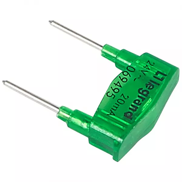 legrand-lampe de rechange - plexo - verte 24v 20ma (069495)