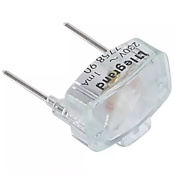 legrand-lampe de rechange verte pour poussoir simple lumineux plexo 230v 1ma (069496)