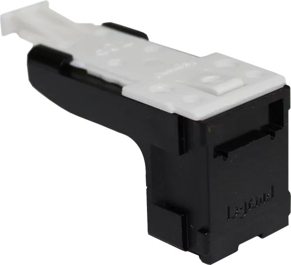 legrand-lot de 10 obturateurs pour connecteur rj45 hd jack - noir (hdjbl10-00)