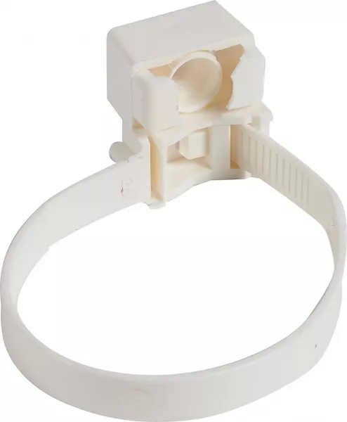 legrand-lot de 100 colliers � embase r�glables pour �16mm � �32mm - blanc ral9010 (07782)