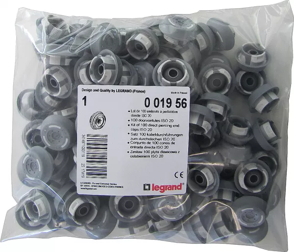 legrand-lot de 100 embouts � perforation directe iso �20mm (001956)