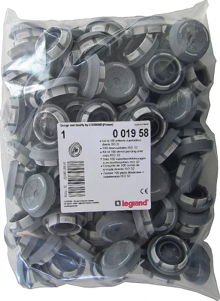 legrand-lot de 100 embouts � perforation directe iso �32mm (001958)