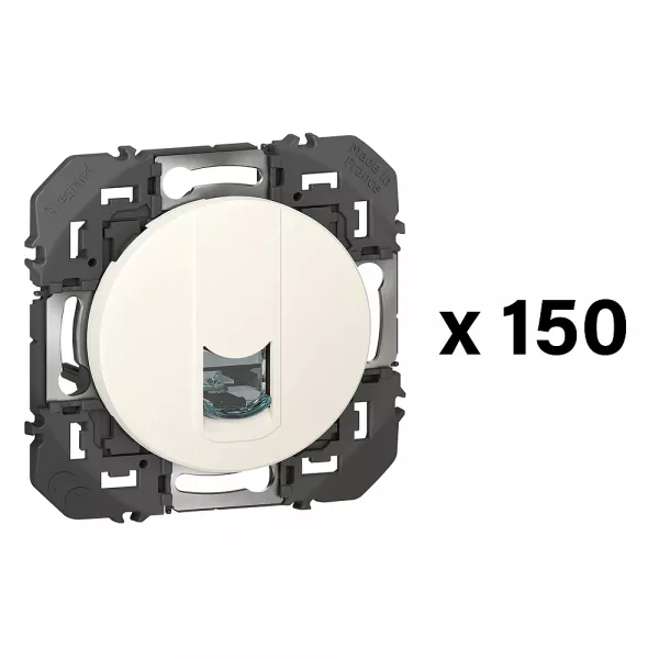 legrand-lot de 150 prises rj45 cat�gorie 6 ftp dooxie finition blanc (600613)