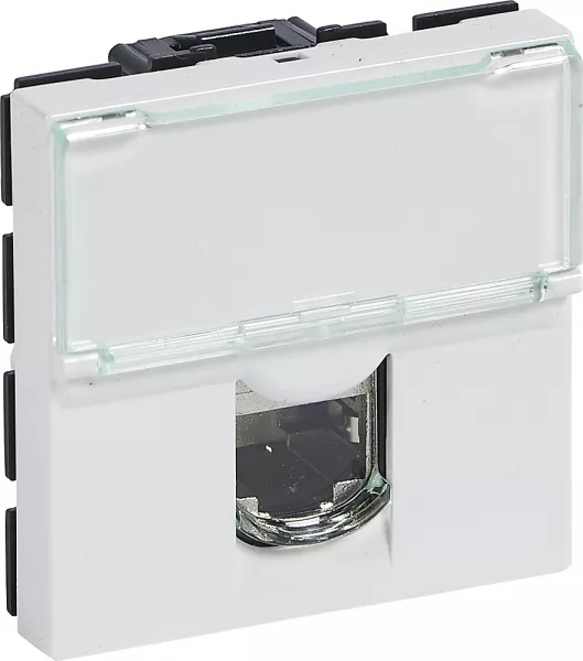 legrand-lot de 200 prises rj45 cat�gorie 6a stp mosaic 2 modules - blanc en carton (076577)