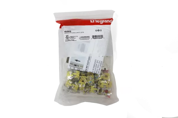 legrand-lot de 25 connecteurs rj45 hd jack cat�gorie 6 stp (hdjs625)