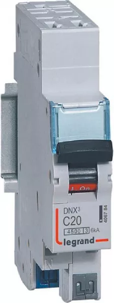legrand-lot de 50 disjoncteurs dnx� 4500 phase + neutre 20a courbe c - bornes auto (100013)
