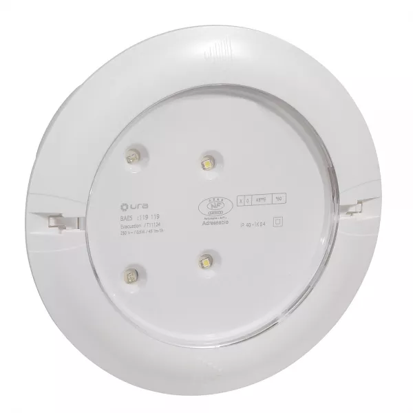 legrand-lsc d\'�vacuation encastr� 45lm ip40 ik04 kickspot plastique tension 24/48v= (062824)